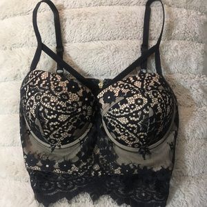 Lacey Cropped Bustier